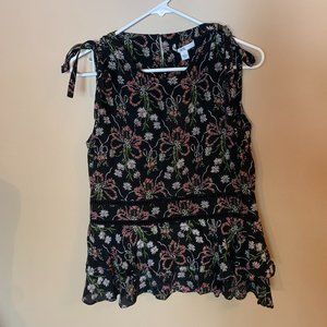 Zac Posen Floral Blouse